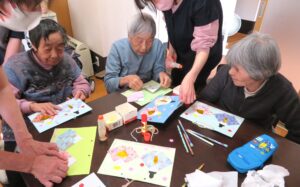 ひな祭り飾り制作